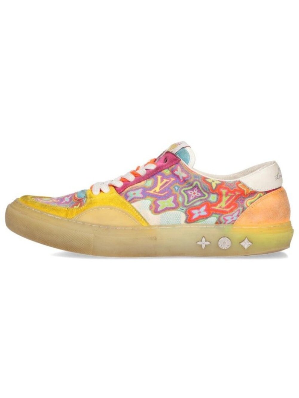 Louis Vuitton LV Original Line Suede Canvas Low-Top Sneakers